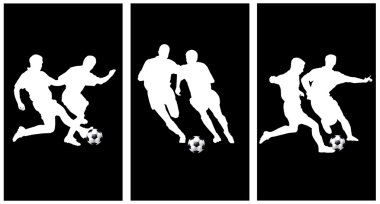 futbolcular Silhouettes