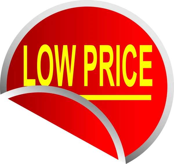 Button Low Price — Stock Photo, Image