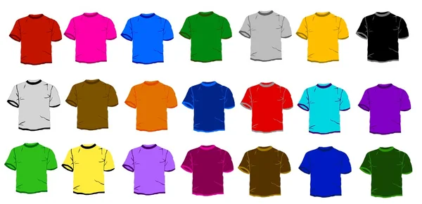T-shirts isoladas — Fotografia de Stock