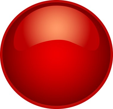 boş kırmızı düğme