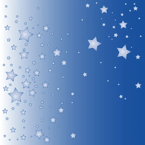 Blue star background — Stock Vector