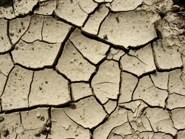 Cracked ground,a global warming concept clipart