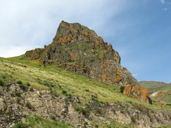 Gyönyörű sziklák, Örményország Stock Fotó