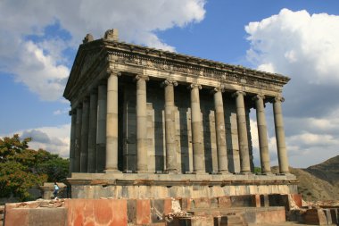 Garni temple,1-st century,armenia clipart