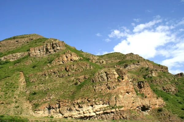 Paisaje de montaña en Armenia, primavera Fotos de stock