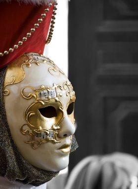 Beautiful Venetian style mask clipart