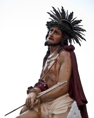 Statue of the Christ clipart