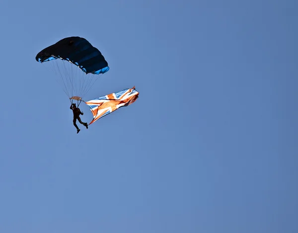 Kaplanlar freefall paraşüt ekibi — Stok fotoğraf