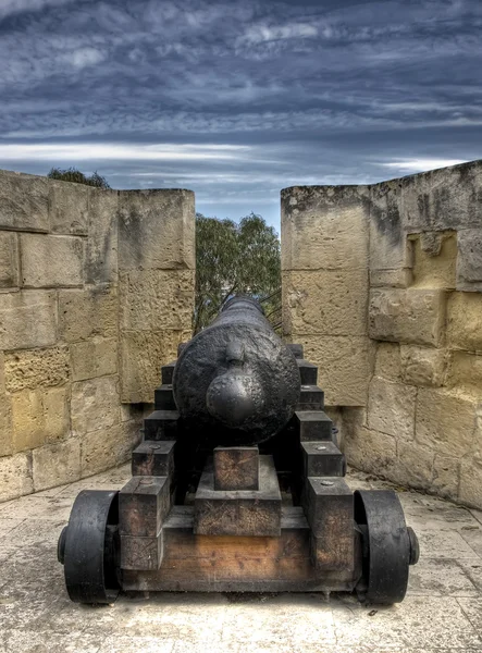 Canhão medieval — Fotografia de Stock