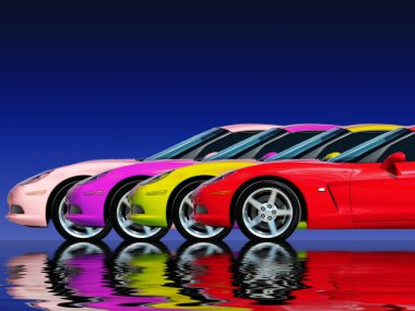 Fast Car Collection clipart