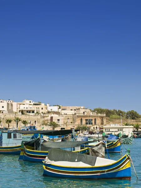 Malta villaggio di pescatori — Foto Stock