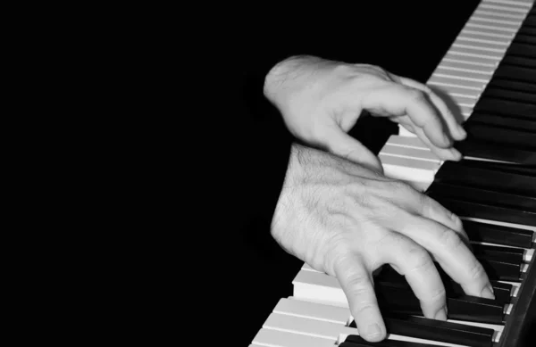 Piano Hands — Stock Photo, Image