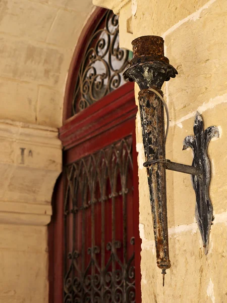 Porte-flambeau médiéval — Photo