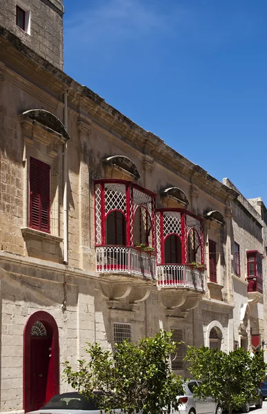 Balconi di Mdina — Foto Stock