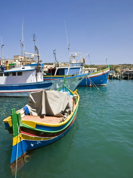 Máltai halászati falu — Stock Fotó
