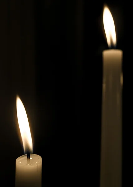 Candle in the Dark Stock Image