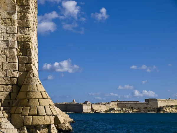 Ruins and Fort Ricasoli — Stock Photo, Image