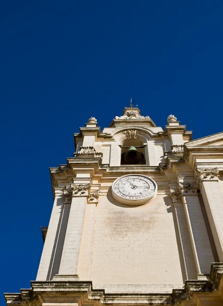 Mdina katedral çan kulesi — Stok fotoğraf