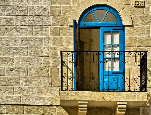 Malta balkon — Stockfoto
