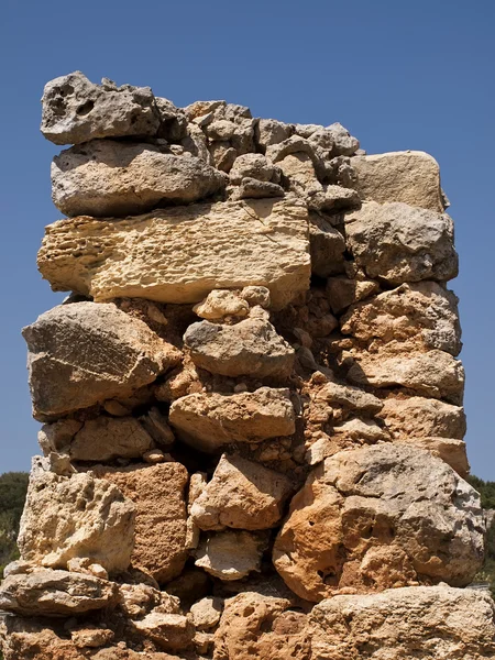 Oude Romeinse muur — Stockfoto