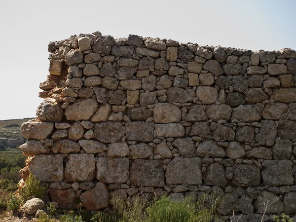Древнеримская стена — стоковое фото