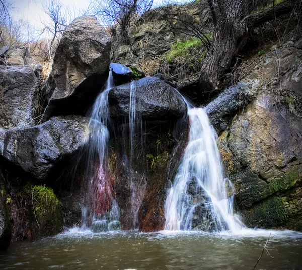 La hermosa cascada — Foto de Stock