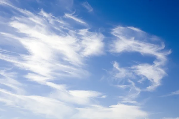 Wolken lucht achtergrond Rechtenvrije Stockfoto's