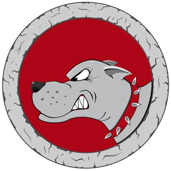 Logotipo do cão — Vetor de Stock
