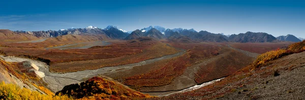 Denali Nationalpark mehrfarbiger Pass Stockfoto