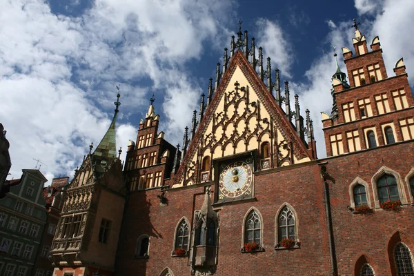 Câmara Municipal em Wroclaw — Fotografia de Stock