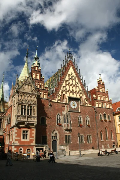 Ayuntamiento de Wroclaw — Foto de Stock