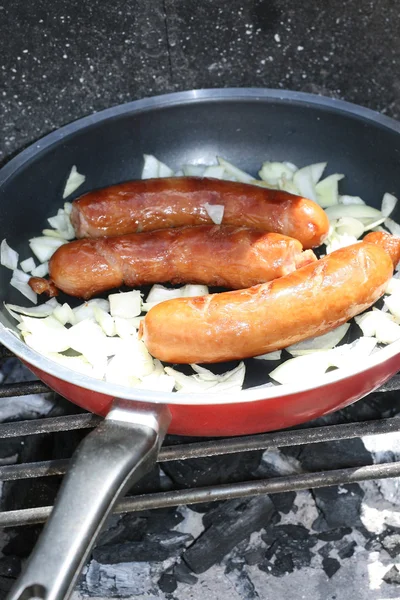 stock image Barbecue, sausage