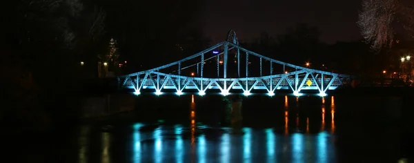 Éjjel híd — Stock Fotó