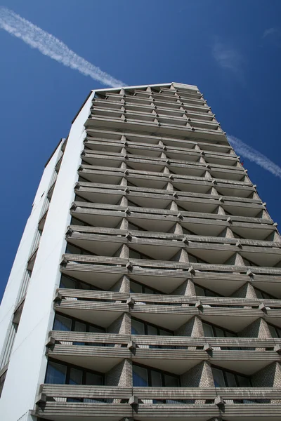 市内中心部に位置し、ブロツラフの高層ビル ストック画像
