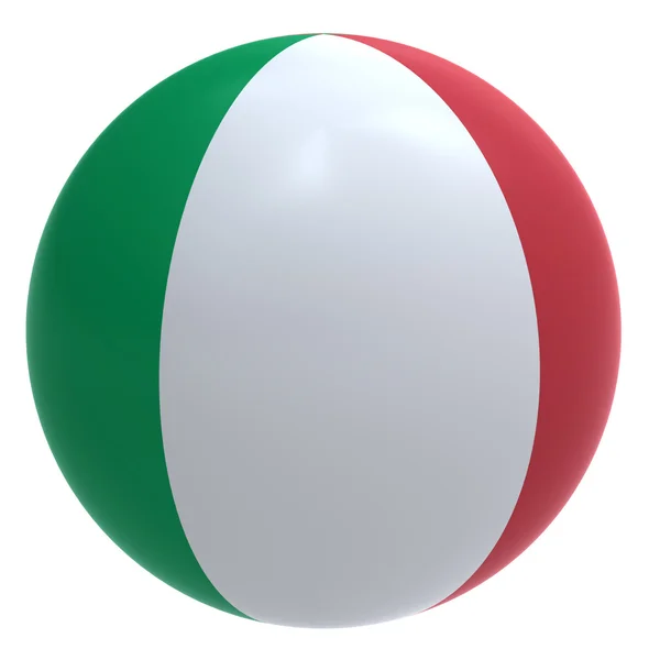stock image Italy flag on the ball