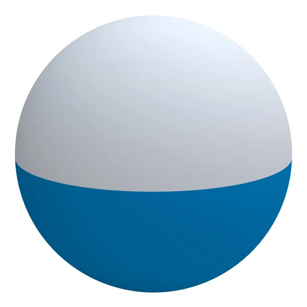 Прапор Сан-Марино на м'яч — стокове фото