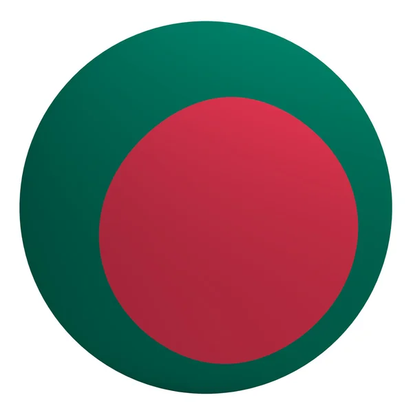 ボールにバングラデシュの国旗 — ストック写真