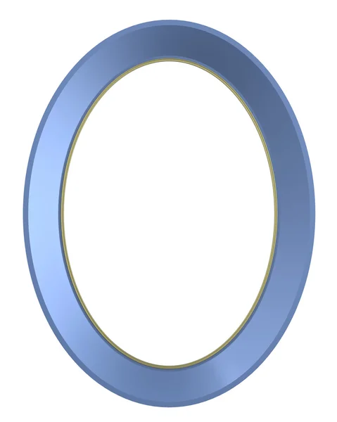 Light blue picture frame — Stock Photo, Image