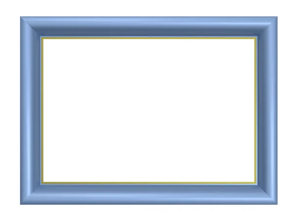Light blue picture frame — Stock Photo, Image
