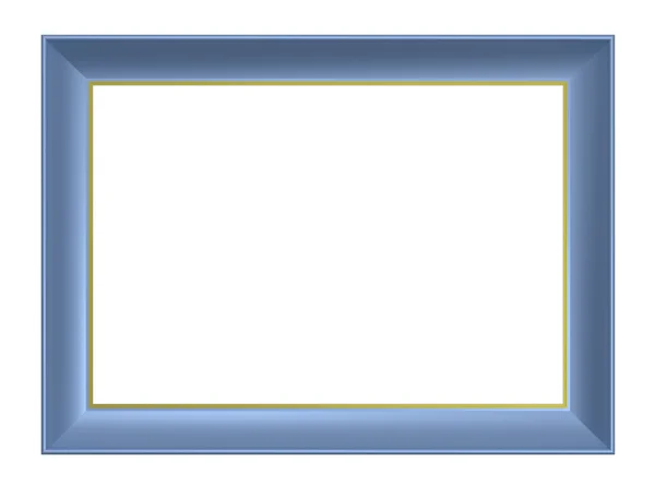 Голубая рамка — стоковое фото