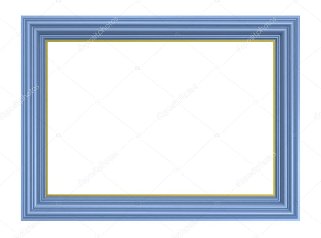 Light blue picture frame — Stock Photo © ppart1 2381072