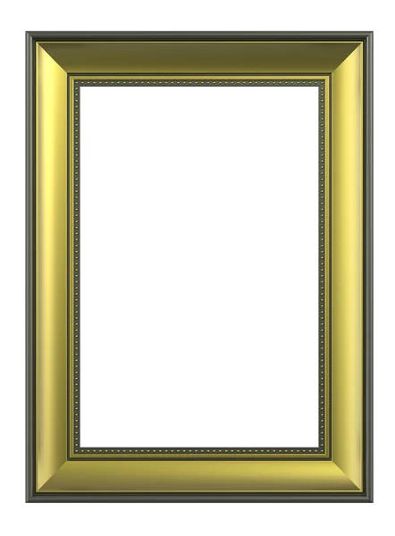 Оливково-золотая рамка — стоковое фото