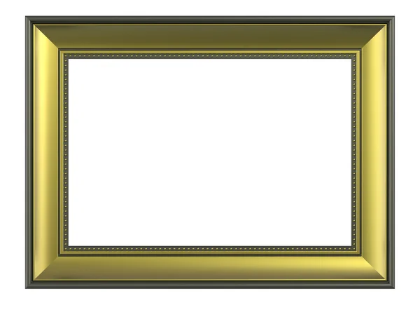 Gold-olive picture frame — Stock Photo, Image