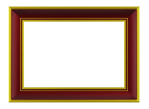 Золотисто-коричневая рамка — стоковое фото