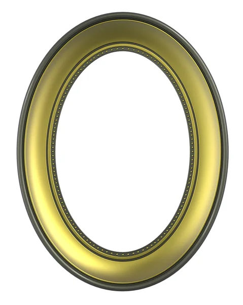 Gold-olive picture frame — Stock Photo, Image