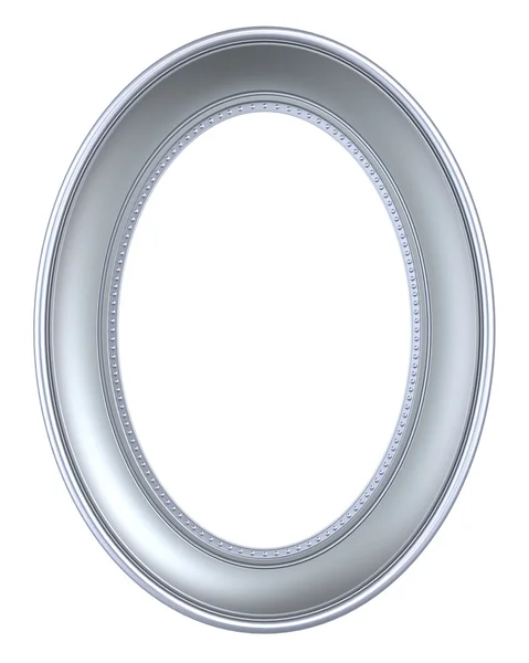 Silver picture frame — Stock Photo, Image