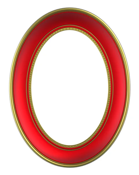 Red-gold picture frame — Stock Photo, Image