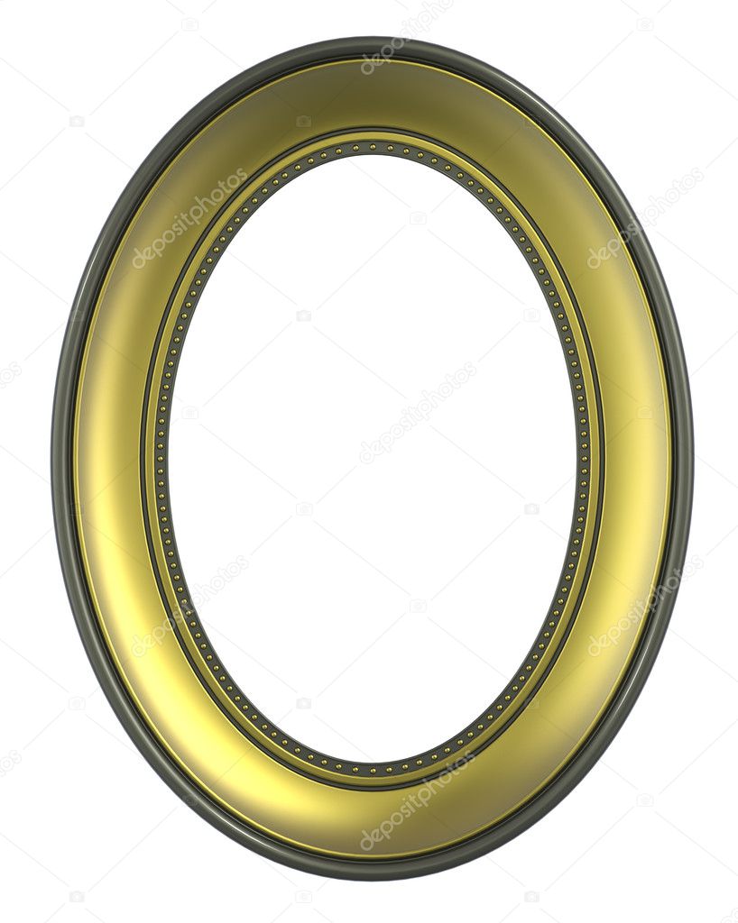 Gold-olive picture frame