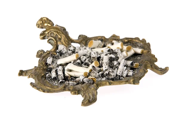 Brass ashtray — Stock Photo, Image