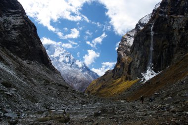 Himalayalar. myagdi khola gorge.